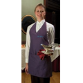 F23 Signature Navy Blue Tailored V-Neck Apron